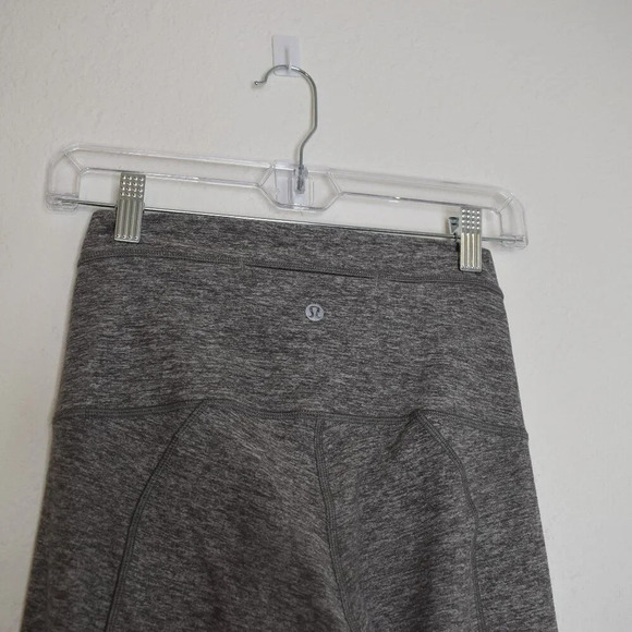 Lululemon Pure Practice Leggings Sz 6 Mid Rise Athleisure Yoga Workout Sporty - Picture 7 of 16